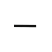 Rail Towel Rack Coat Hooks Kartell Small - 11.8" Glossy Black 