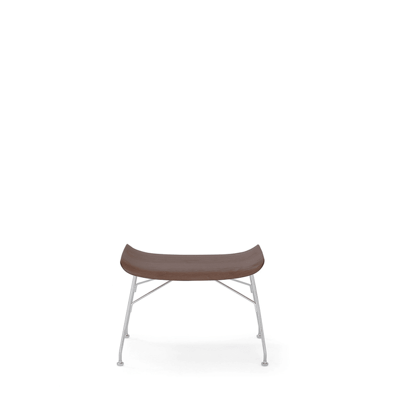 S/Wood Stool Stools Kartell Slatted Ash Dark Wood/Chrome 