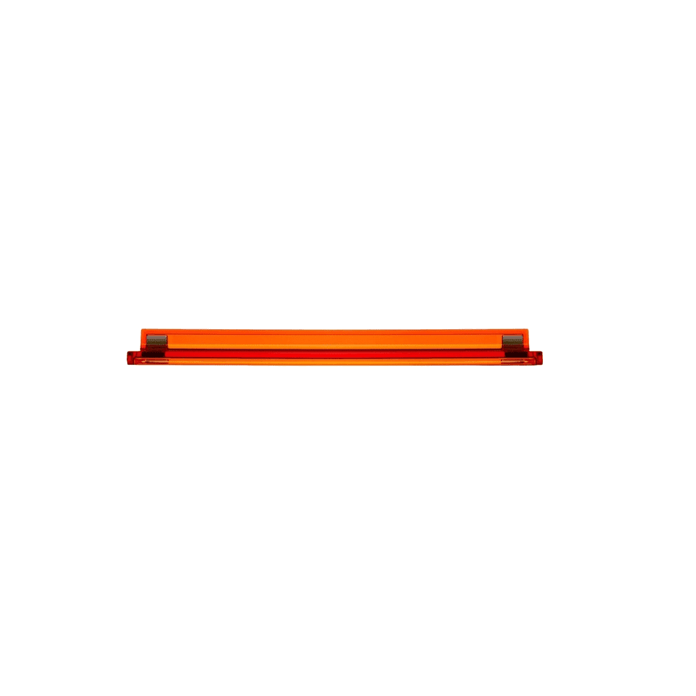 Shell Fish Wall Shelf Shelf Kartell Transparent Tangerine 
