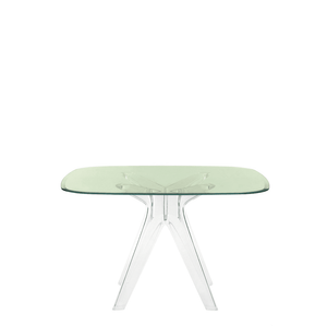 Sir Gio Square Table table Kartell Transparent Green 