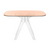 Sir Gio Square Table table Kartell Transparent Pink 