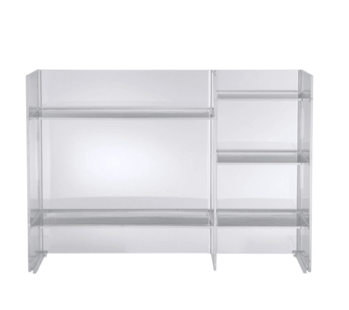 Sound-Rack Cabinet storage Kartell Transparent Crystal 