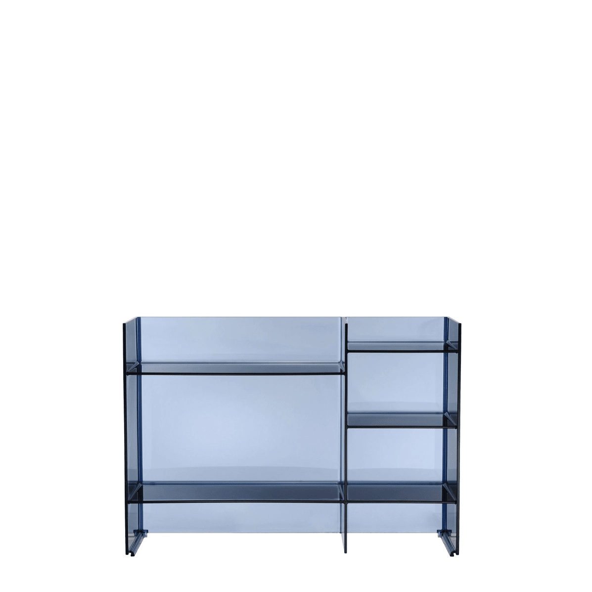 Sound-Rack Cabinet storage Kartell Transparent Sunset Blue 