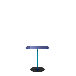 Thierry Table side/end table Kartell Low Blue 