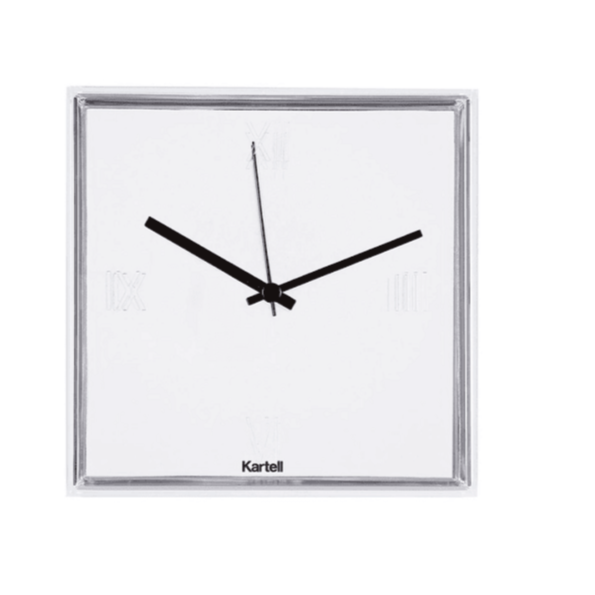 Tic and Tac Wall Clock Clocks Kartell White 