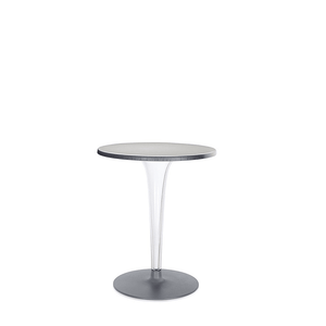 Toptop Outdoor Tables Kartell 23.62" / Round Base / Aluminium Round Top 