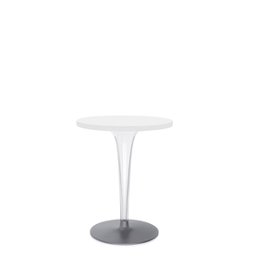 Toptop Outdoor Tables Kartell 23.62" / Round Base / White Round Top 