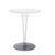 Toptop Outdoor Tables Kartell 23.62" / Round Base / White Round Top 