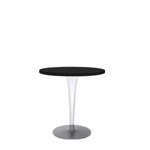 Toptop Outdoor Tables Kartell 27.5" / Round Base / Black Round Top 