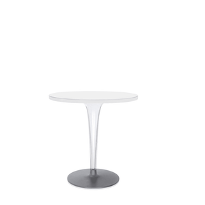 Toptop Outdoor Tables Kartell 27.5" / Round Base / White Round Top 