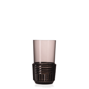 Trama Long Drink Glass - Set of 4 Water Glass Kartell Fume 
