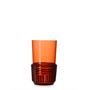 Trama Long Drink Glass - Set of 4 Water Glass Kartell Pink 