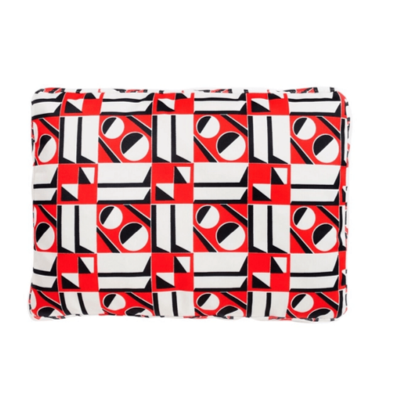 Trix La Double J Cushion Pillows Kartell Rectangle Red Geometry 