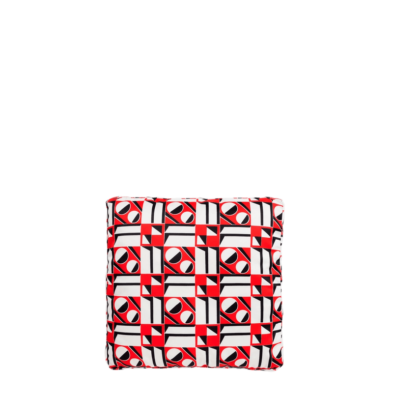 Trix La Double J Cushion Pillows Kartell Square Red Geometry 