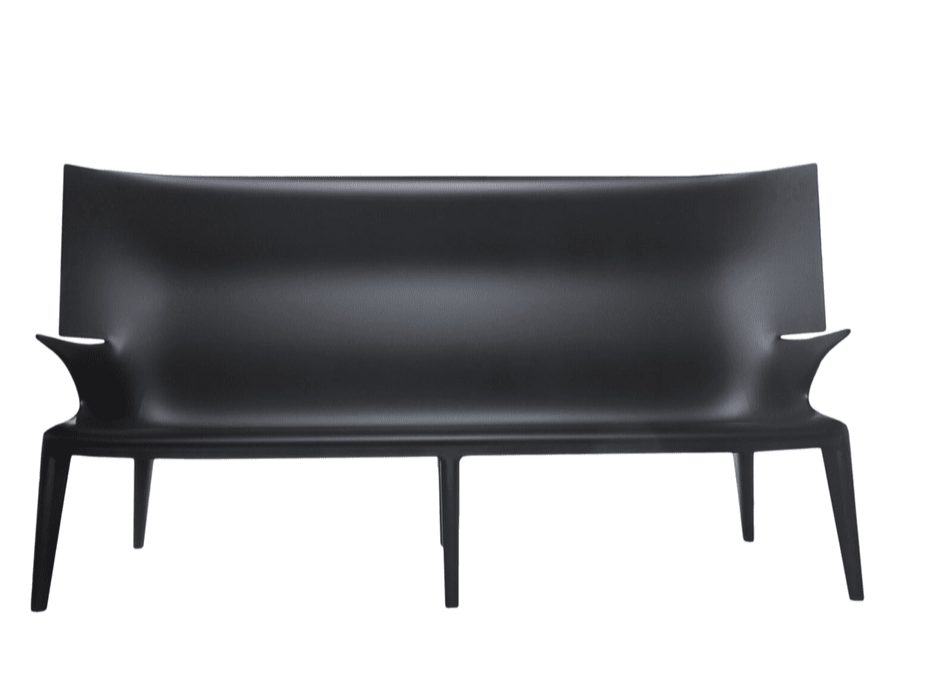 Uncle Jack Bench lounge Kartell Matte Black 