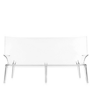 Uncle Jack Bench lounge Kartell Transparent Crystal 