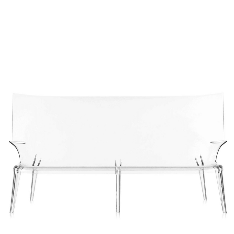 Uncle Jack Bench lounge Kartell Transparent Crystal 