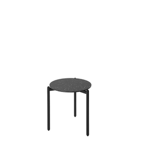 Undique Side Table Tables Kartell Black Terrazzo 