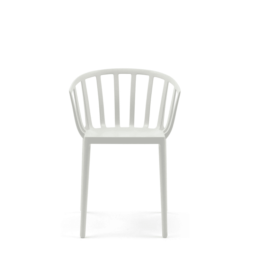 Venice Chair 2 Pack Chairs Kartell Matte White 