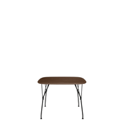Viscount Of Wood (100x100cm) Stools Kartell Walnut/Black 