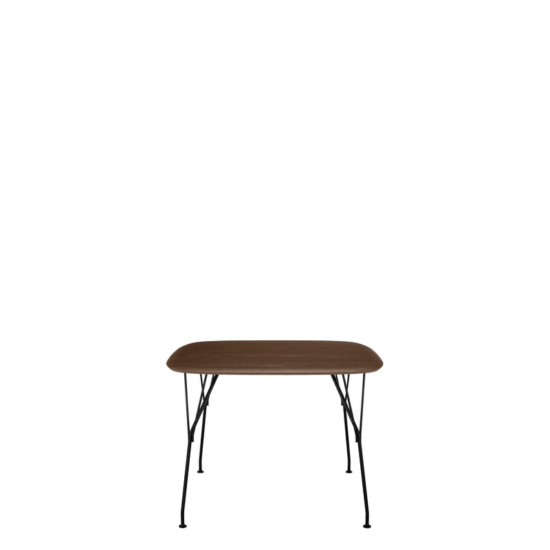 Viscount Of Wood (100x100cm) Stools Kartell Walnut/Black 