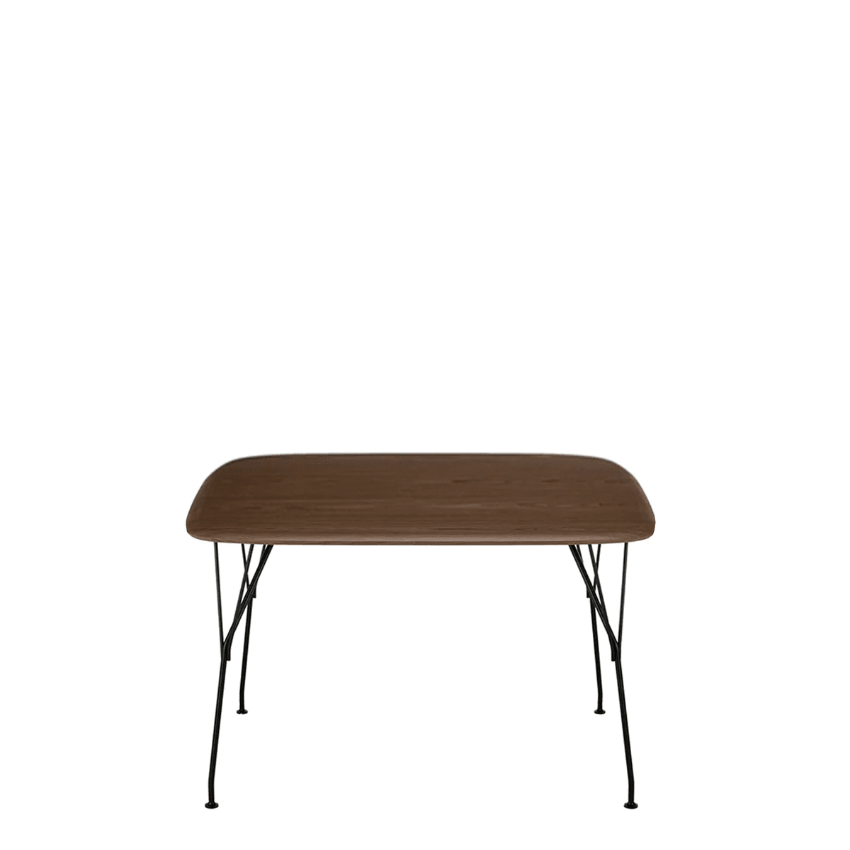 Viscount Of Wood (160x90cm) Stools Kartell Walnut/Black 