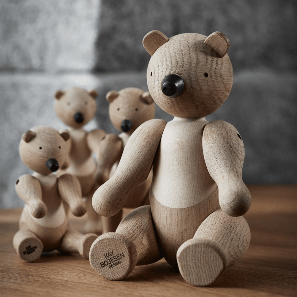 Bear Figurine Wooden Animals Kay Bojesen 