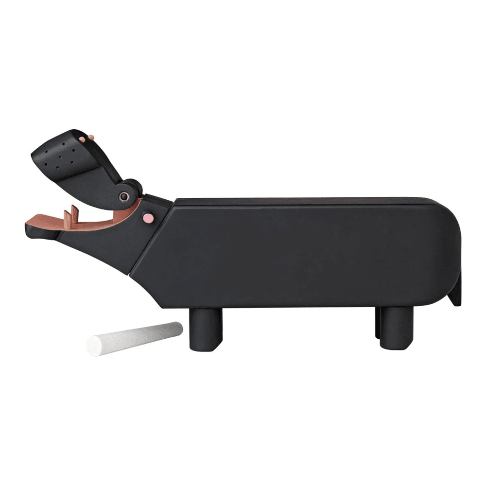 Blackboard Hippo Figurine Wooden Animals Kay Bojesen 