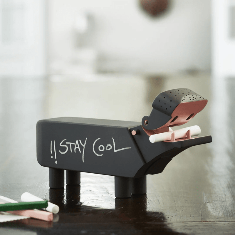 Blackboard Hippo Figurine Wooden Animals Kay Bojesen 