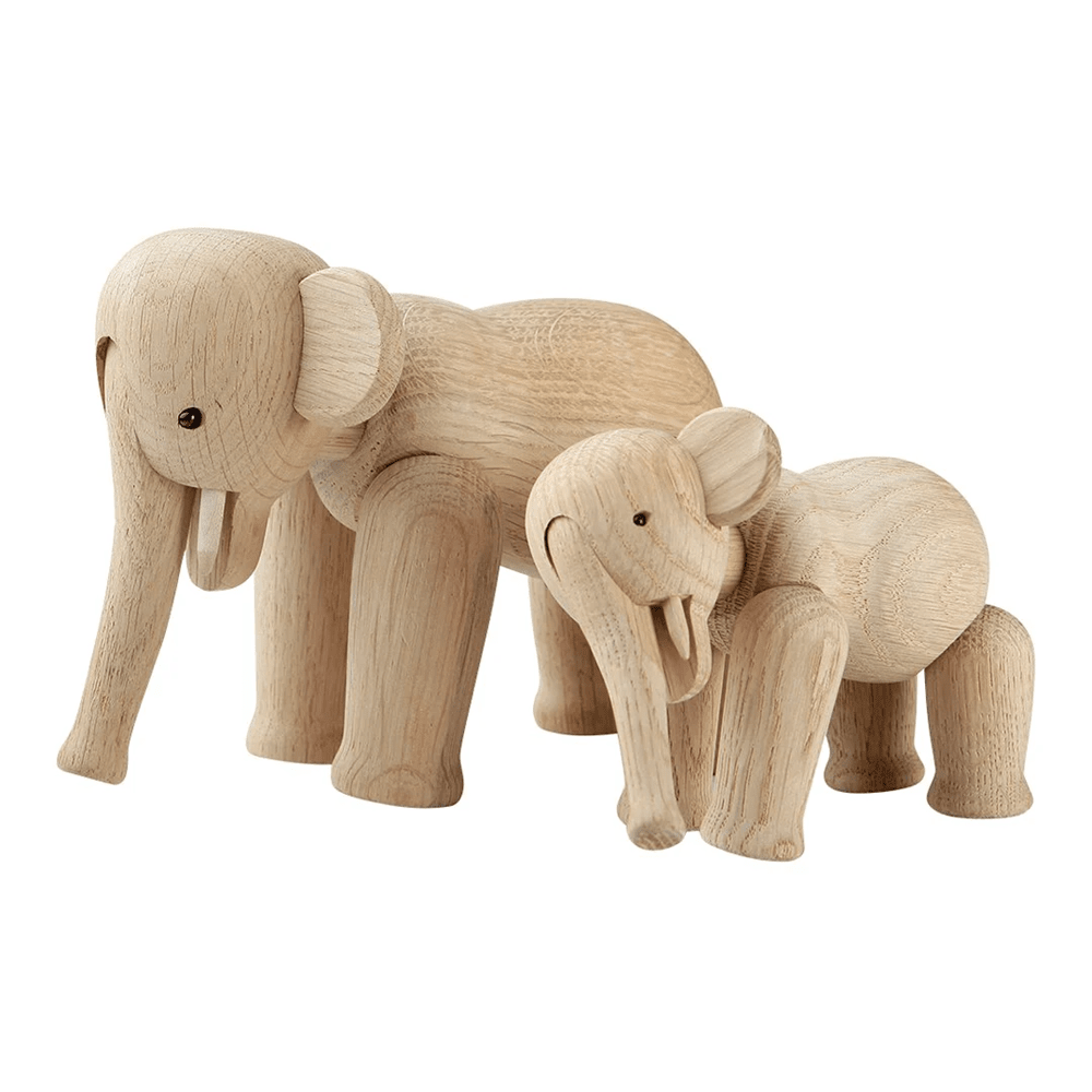 Elephant Figurine Wooden Animals Kay Bojesen 