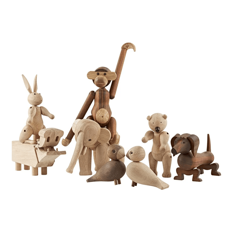 Elephant Figurine Wooden Animals Kay Bojesen 