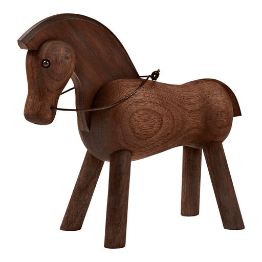 Horse Figurine Wooden Animals Kay Bojesen Walnut 