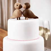 Love Birds Figurine - Set of 2 Wooden Animals Kay Bojesen 