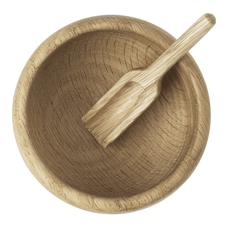 Menageri Salt Cellar & Spoon Wooden Animals Kay Bojesen 