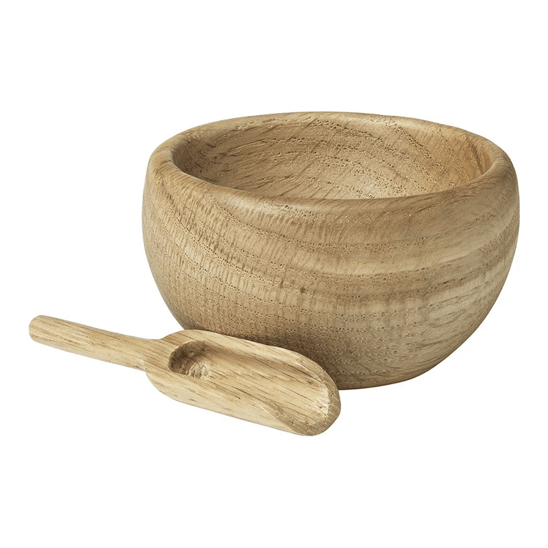 Menageri Salt Cellar & Spoon Wooden Animals Kay Bojesen 