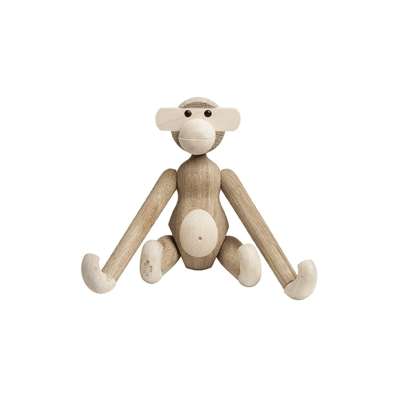 Monkey Figurine Wooden Animals Kay Bojesen Small Oak/Maple 