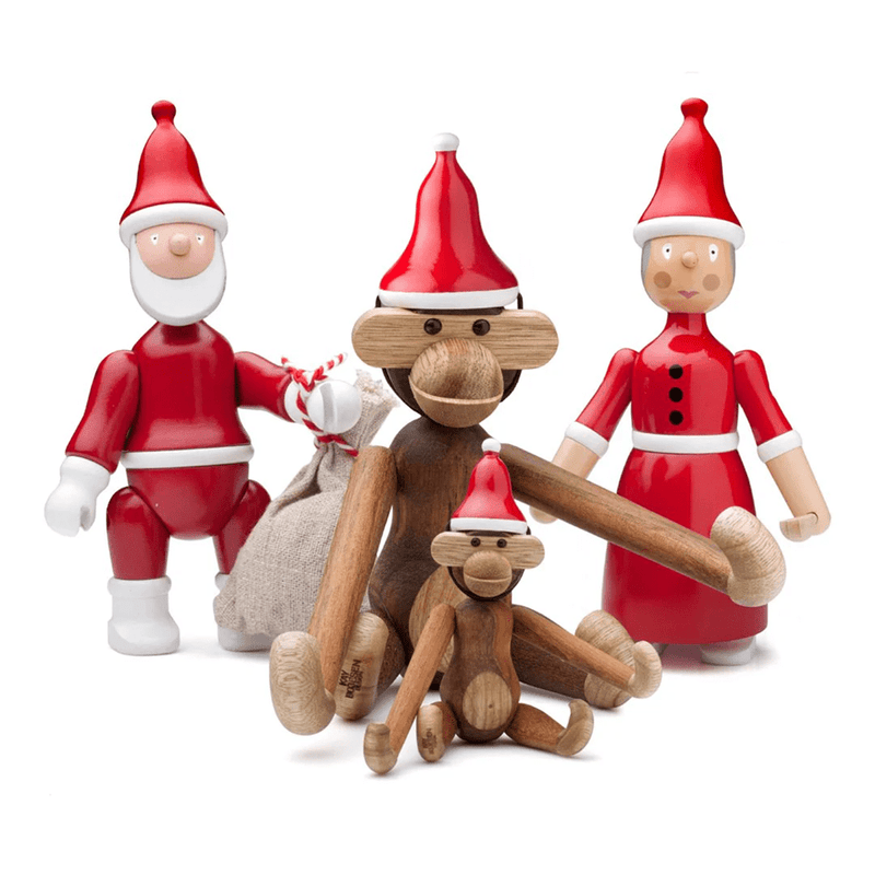 Mrs. Santa Claus Figurine Wooden Animals Kay Bojesen 