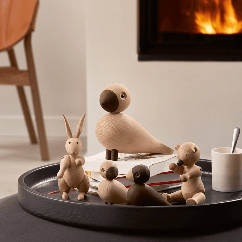 Rabbit Figurine Wooden Animals Kay Bojesen 