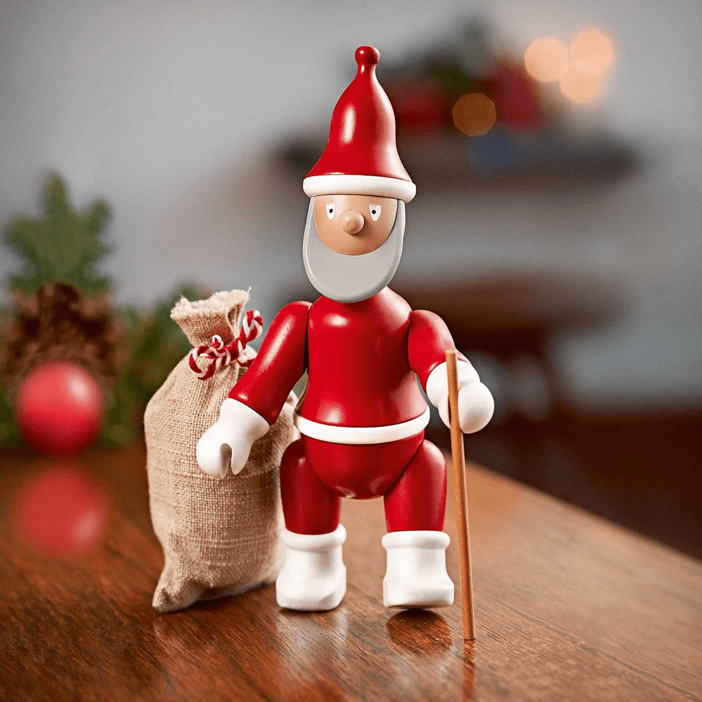 Santa Claus Figurine Wooden Animals Kay Bojesen 