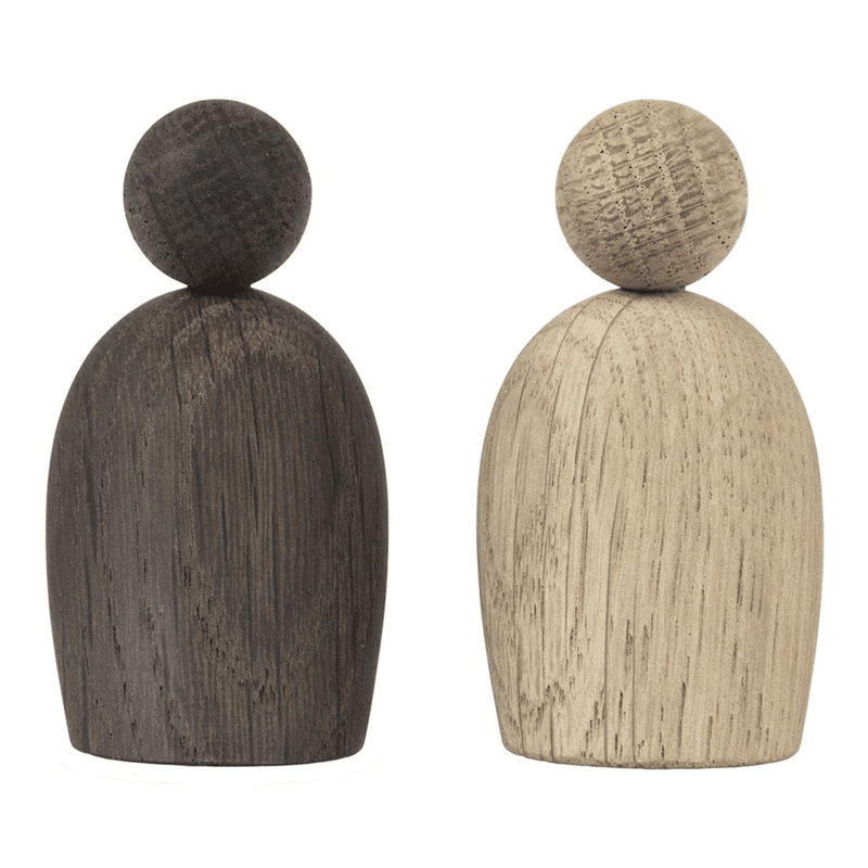 Sparrows Figurine - Set of 2 Wooden Animals Kay Bojesen 