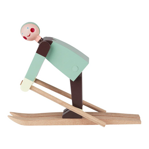 The Skier Boy Figurine