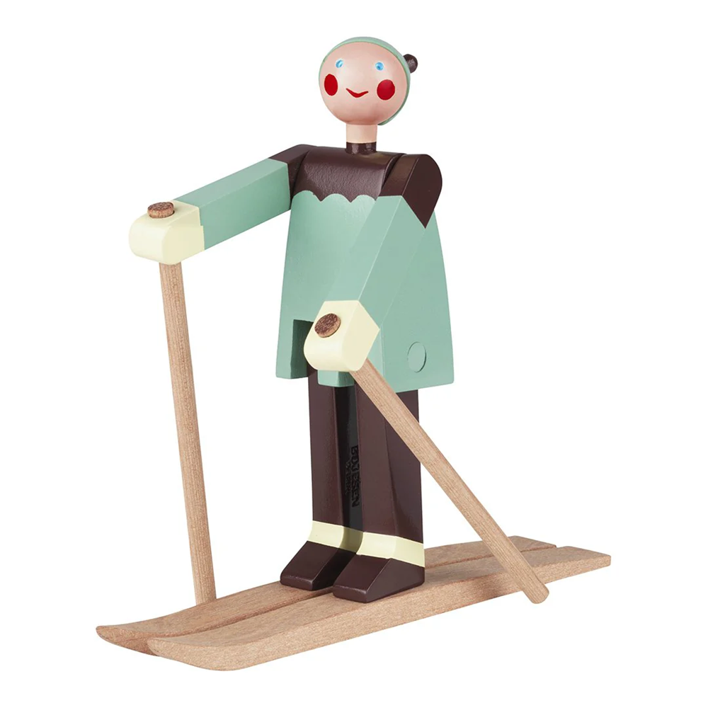 The Skier Boy Figurine