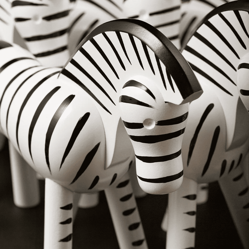 Zebra Figurine Wooden Animals Kay Bojesen 