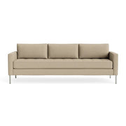 Paramount 95" Sofa Sofa BluDot Kelso Camel Stainless Steel 