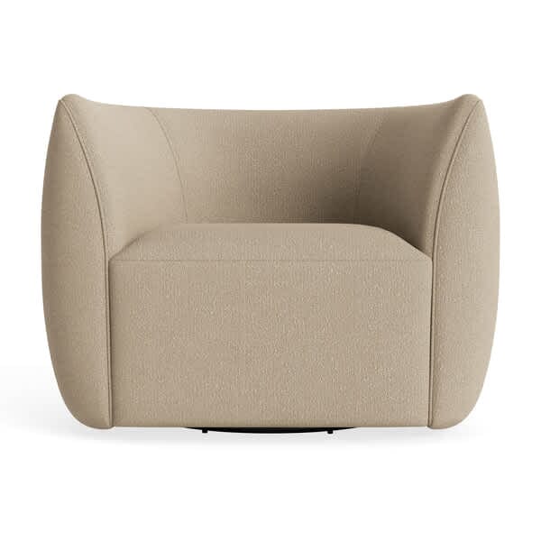 Council Swivel Lounge Chair lounge chair BluDot Kelso Camel 