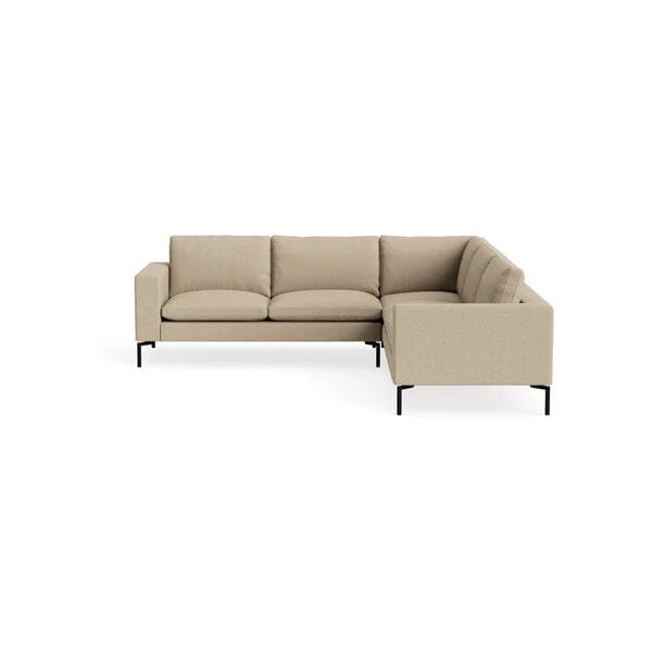 New Standard Sectional Sofa BluDot Right Kelso Camel - Black Legs 