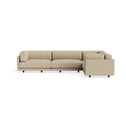 Sunday L Sectional Sofa sofa BluDot Kelso Camel Left 