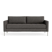 Paramount 80" Sofa Sofa BluDot Kelso Charcoal Stainless Steel 