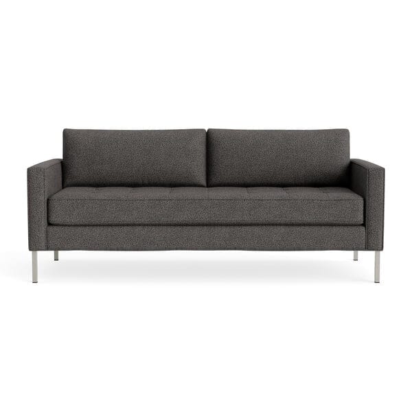 Paramount 80" Sofa Sofa BluDot Kelso Charcoal Stainless Steel 