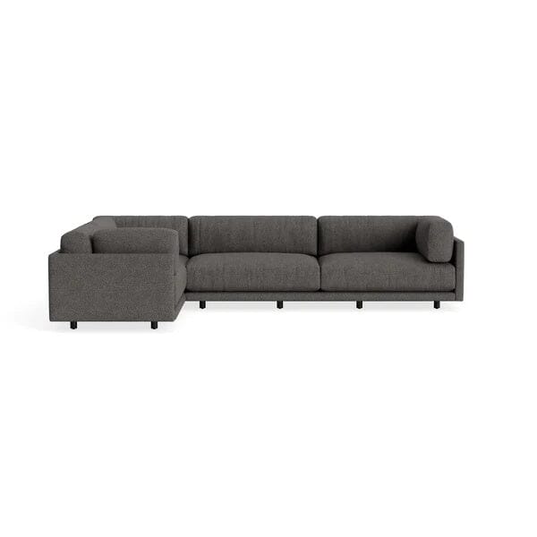 Sunday Sofa w/ Chaise Sofa BluDot Right Arm Kelso Charcoal 